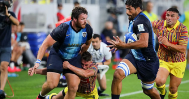 Rodrigo Bruni anotó un try para Los Pumas